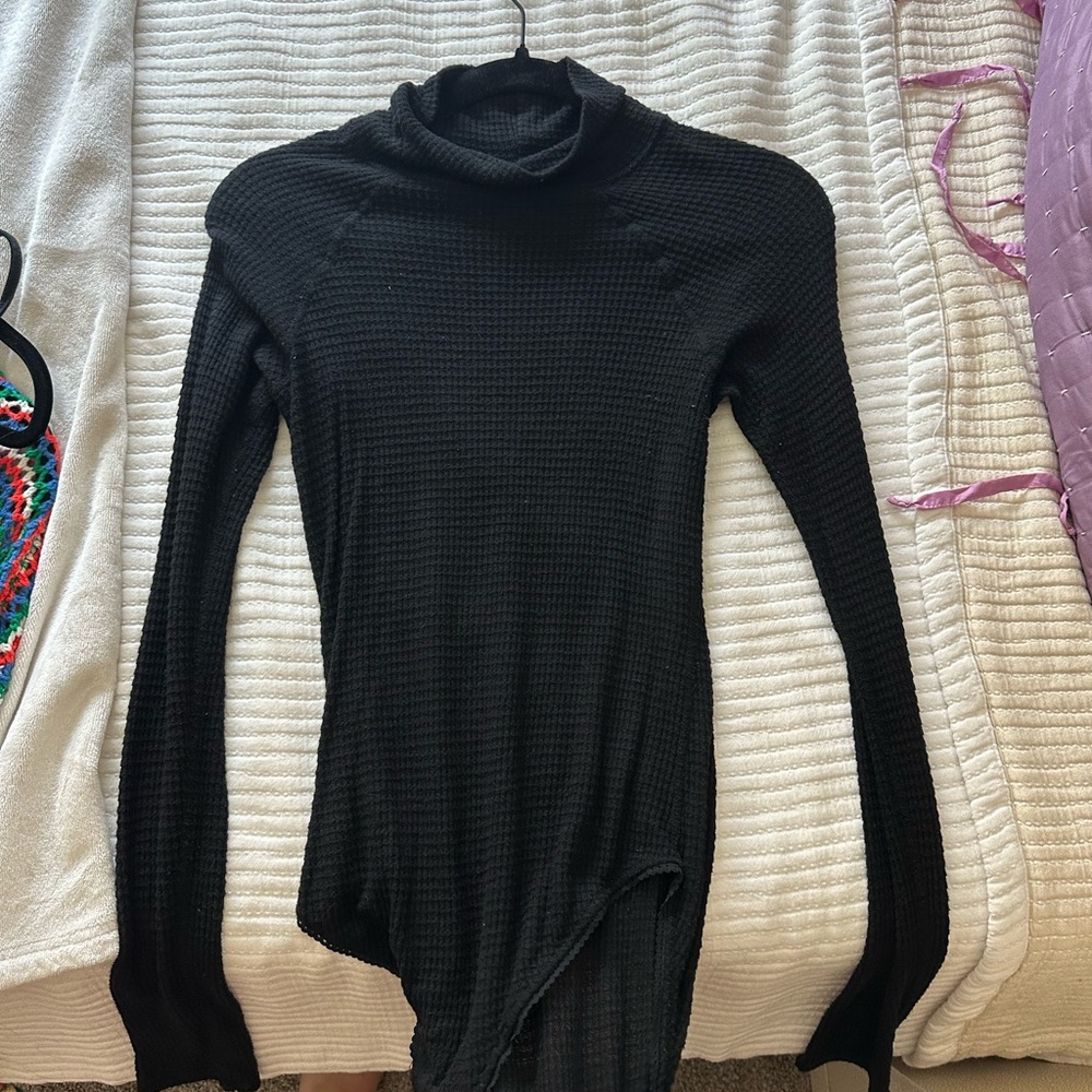 Black Turtleneck Bodysuit (Free people)